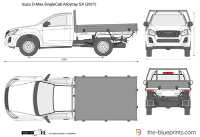 Isuzu D-Max Single Cab Alloytray SX (2017)