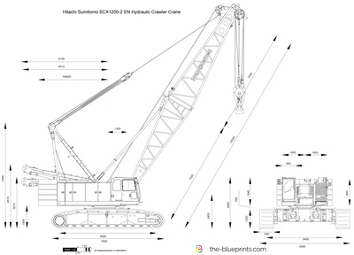 Hitachi Sumitomo SCX1200-2 EN Hydraulic Crawler Crane