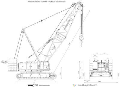 Hitachi Sumitomo SCX2000-2 Hydraulic Crawler Crane