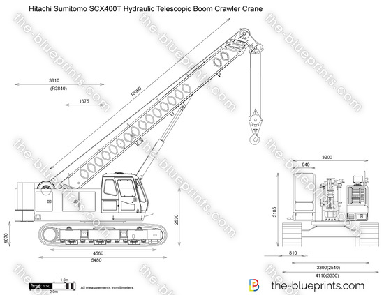 Hitachi Sumitomo SCX400T Hydraulic Telescopic Boom Crawler Crane