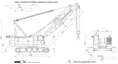 Hitachi Sumitomo SCX800-2 Hydraulic Crawler Crane