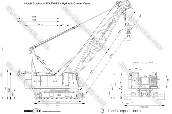 Hitachi Sumitomo SCX900-2 EN Hydraulic Crawler Crane