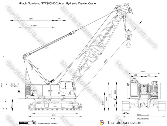 Hitachi Sumitomo SCX900HD-2 Asian Hydraulic Crawler Crane