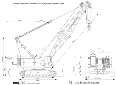 Hitachi Sumitomo SCX900HD-2 EN Hydraulic Crawler Crane