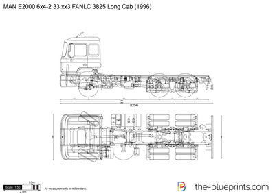 MAN E2000 6x4-2 33.xx3 FANLC 3825 Long Cab (1996)
