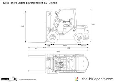 Toyota Tonero Engine powered forklift 3.0 - 3.5 ton