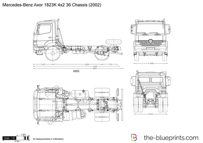 Mercedes-Benz Axor 1823K 4x2 36 Chassis (2002)
