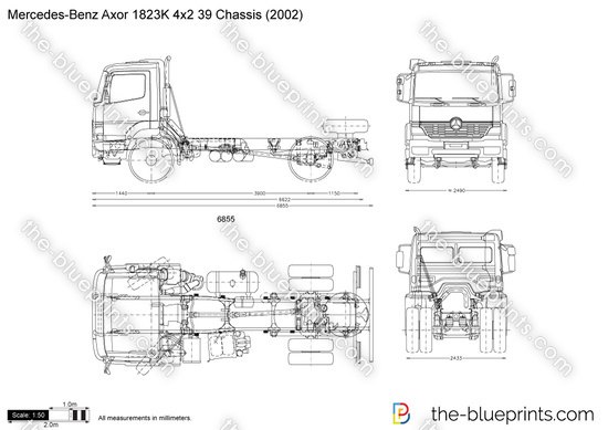 Mercedes-Benz Axor 1823K 4x2 39 Chassis