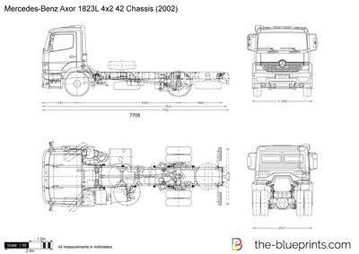 Mercedes-Benz Axor 1823L 4x2 42 Chassis