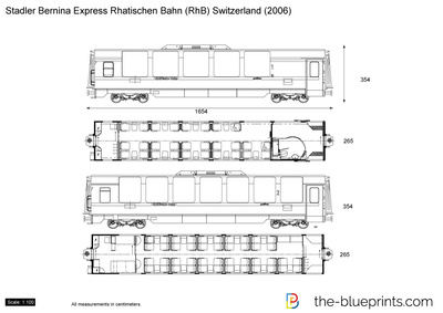 Stadler Bernina Express Rhatischen Bahn (RhB) Switzerland