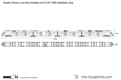 Stadler Electric Low-floor Multiple-unit FLIRT SBB Stadtbahn Zug