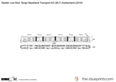 Stadler Low-floor Tango Baselland Transport AG (BLT) Switzerland (2010)