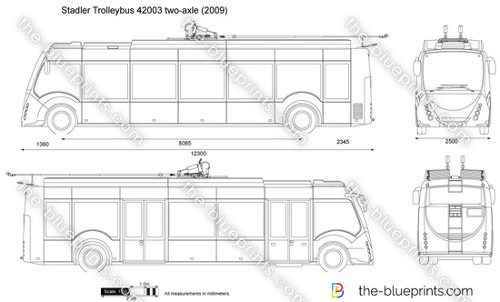 Stadler Trolleybus 42003 two-axle