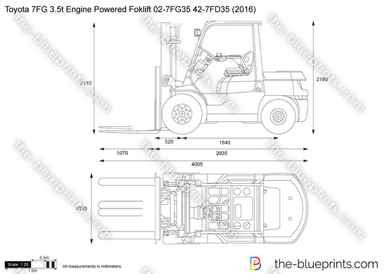Toyota 7FG 3.5t Engine Powered Foklift 02-7FG35 42-7FD35