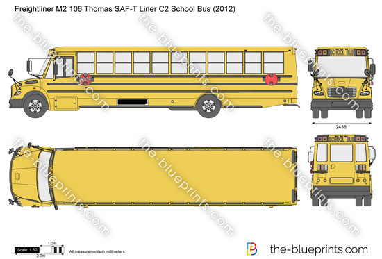 Freightliner M2 106 Thomas SAF-T Liner C2 School Bus