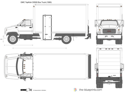 GMC TopKick C6500 Box Truck (1990)