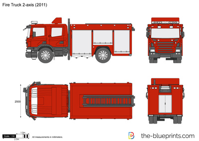 Fire Truck 2-axis