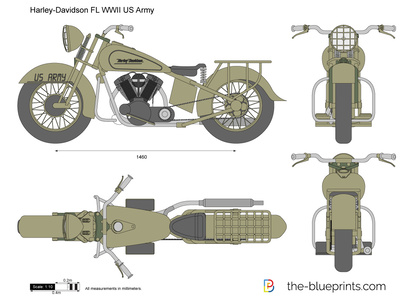 Harley-Davidson FL WWII US Army