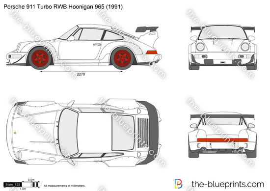 Porsche 911 Turbo RWB Hoonigan 965