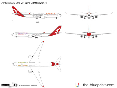 Airbus A330-303 VH-QPJ Qantas
