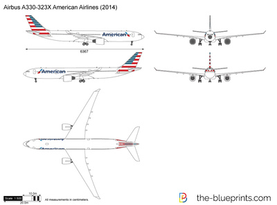 Airbus A330-323X American Airlines