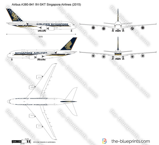 Airbus A380-841 9V-SKT Singapore Airlines