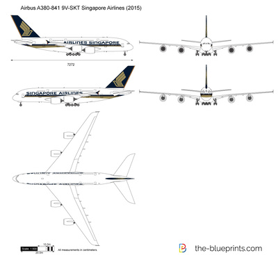 Airbus A380-841 9V-SKT Singapore Airlines
