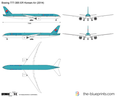 Boeing 777-3B5 ER Korean Air