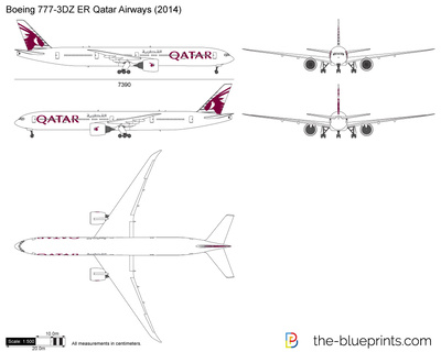 Boeing 777-3DZ ER Qatar Airways (2014)