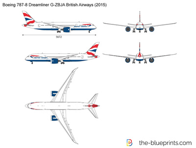 Boeing 787-8 Dreamliner G-ZBJA British Airways (2015)