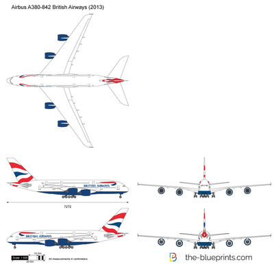Airbus A380-842 British Airways (2013)