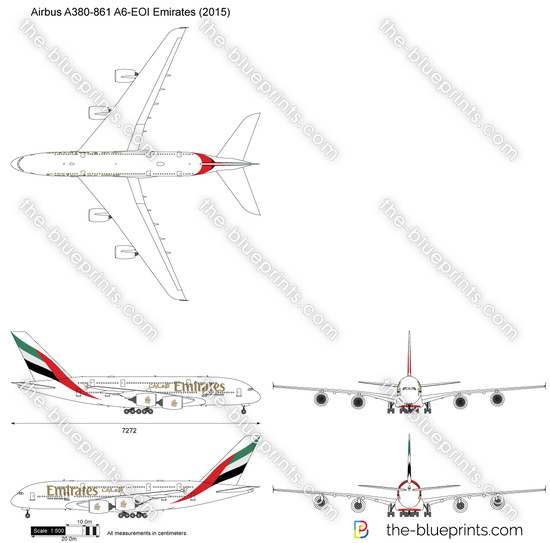 Airbus A380-861 A6-EOI Emirates