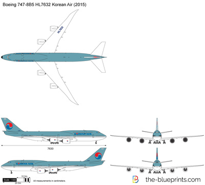 Boeing 747-8B5 HL7632 Korean Air