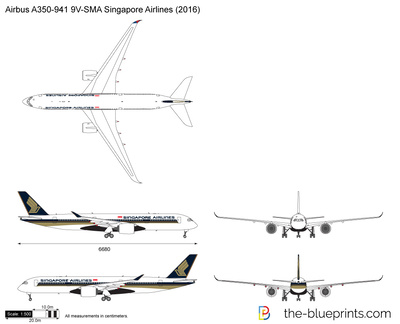 Airbus A350-941 9V-SMA Singapore Airlines