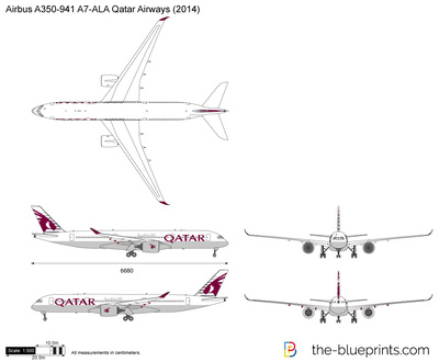 Airbus A350-941 A7-ALA Qatar Airways