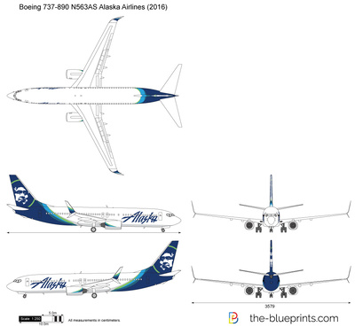Boeing 737-890 N563AS Alaska Airlines (2016)
