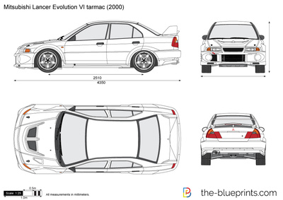 Mitsubishi Lancer Evolution VI tarmac