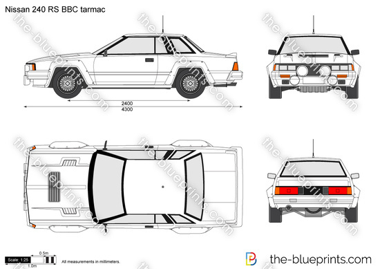 Nissan 240 RS BBC tarmac
