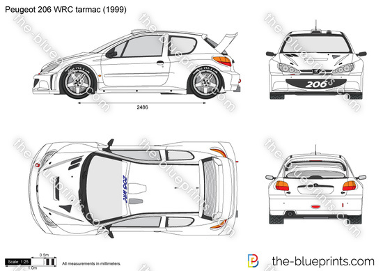 Peugeot 206 WRC tarmac