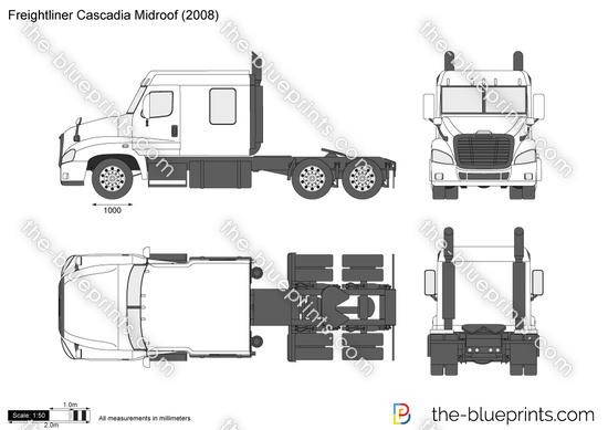 Freightliner Cascadia Midroof