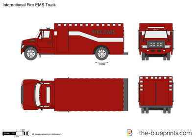 International Fire EMS Truck