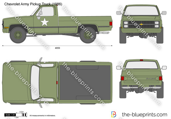 Chevrolet Army Pickup Truck