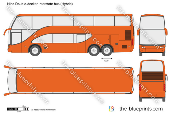 Hino Double-decker Interstate bus (Hybrid)