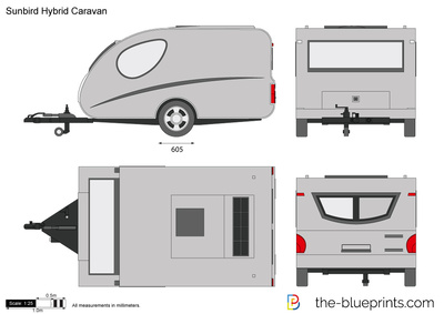 Sunbird Hybrid Caravan
