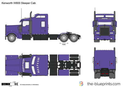 Kenworth W900 Sleeper Cab