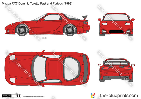 Mazda RX7 Dominic Toretto Fast and Furious