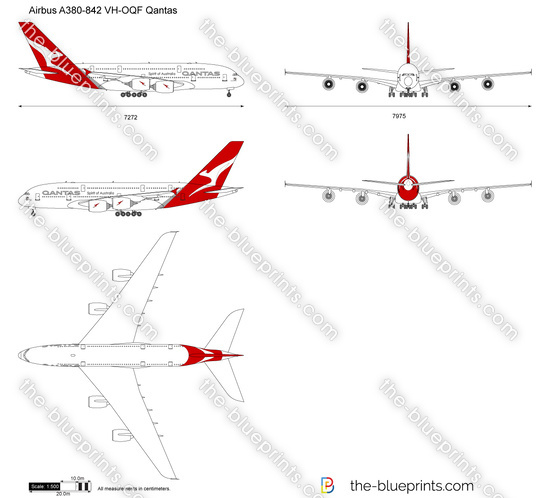 Airbus A380-842 VH-OQF Qantas