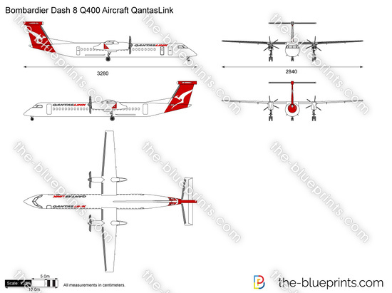 Bombardier Dash 8 Q400 Aircraft QantasLink