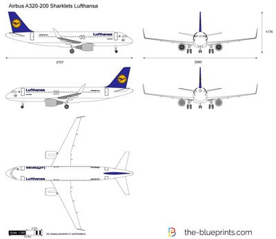 Airbus A320-200 Sharklets Lufthansa