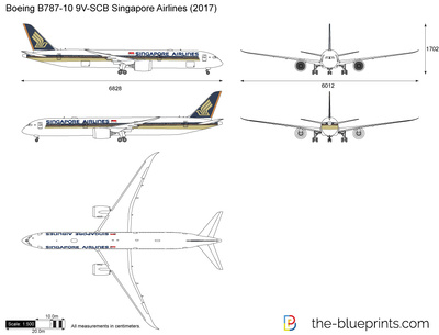 Boeing B787-10 9V-SCB Singapore Airlines (2017)